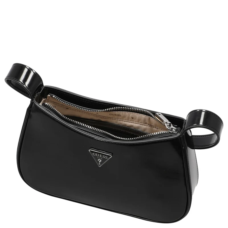 Guess Arnela Top Zip - Bolso de hombro 26 cm (black)