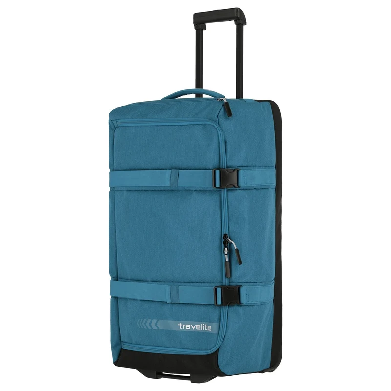 Travelite Kick-Off - Bolsa de viaje con ruedas L 68 cm (petrol)