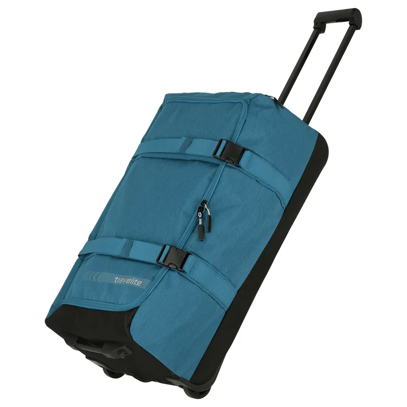 Travelite Kick-Off - Bolsa de viaje con ruedas L 68 cm (petrol)