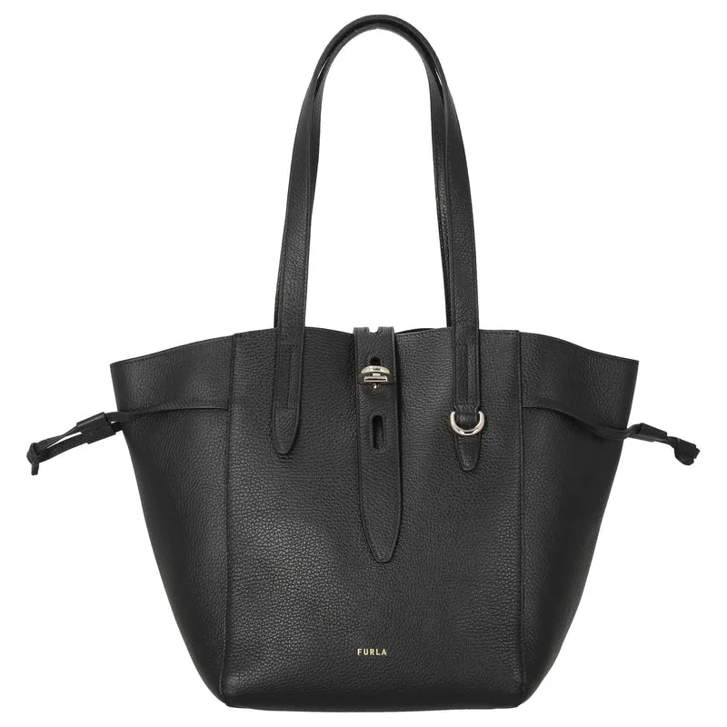Furla Net - Bolso de mano 28 cm M (negro)