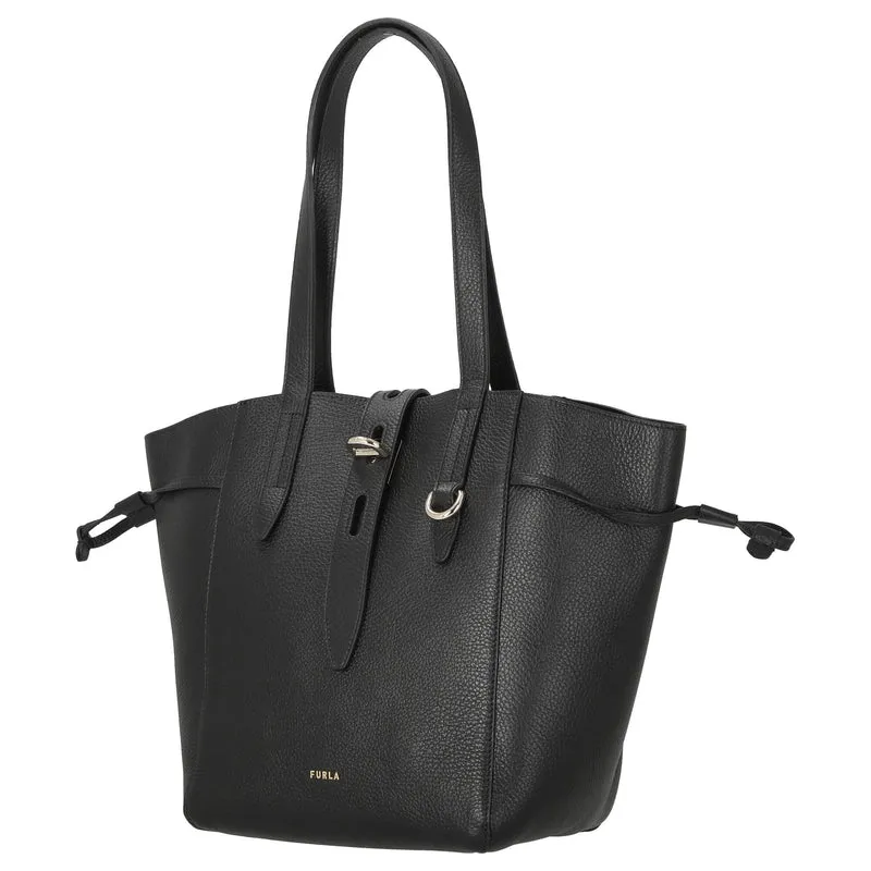 Furla Net - Bolso de mano 28 cm M (negro)