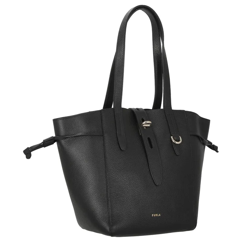 Furla Net - Bolso de mano 28 cm M (negro)