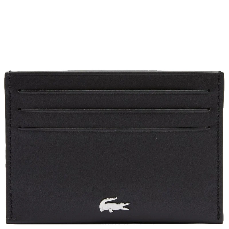Lacoste FG - Tarjetero de cuero 6 cc 11 cm (black)