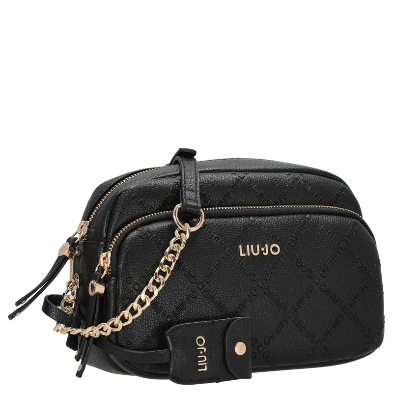 Liu Jo Adonide Camera Case M - Bolso bandolera 22 cm (nero)