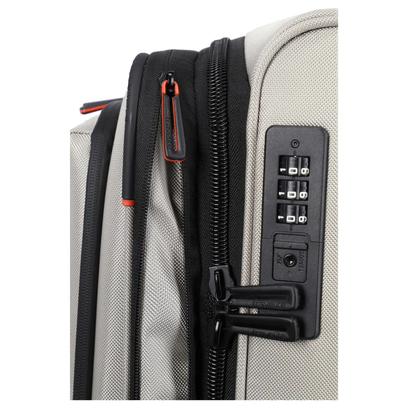 Travelite Crosslite - Trolley de 4 ruedas M 66 cm expandible (natur)