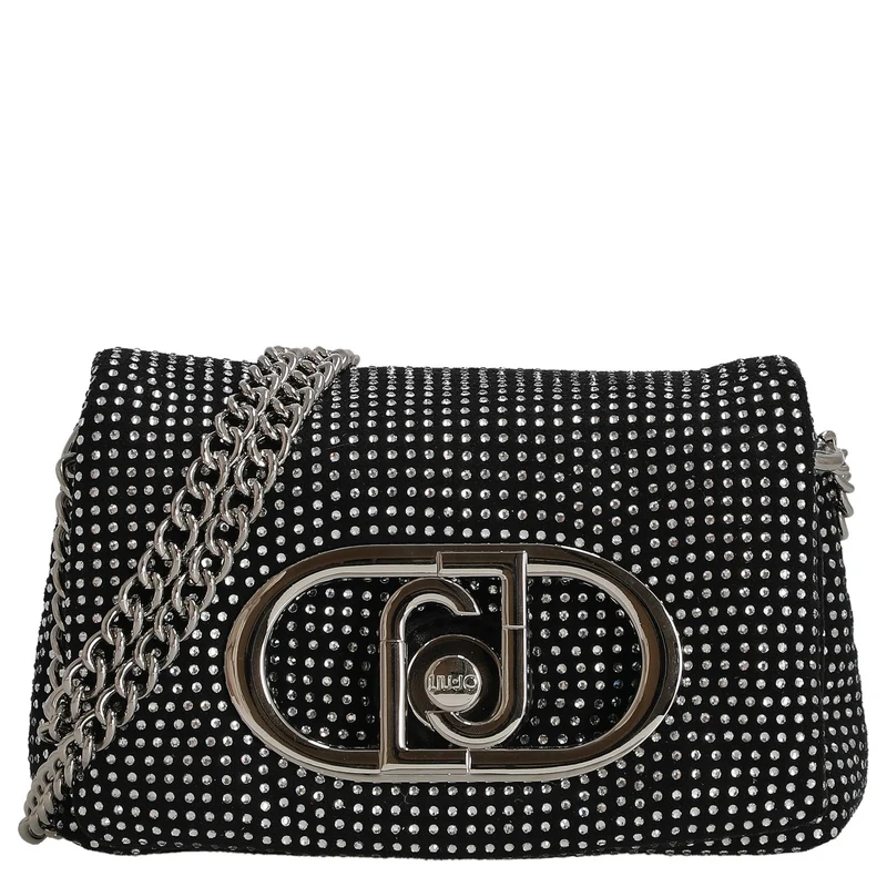 Liu Jo Lapuffy - Bolso bandolera XS 14 cm (nero/steel)