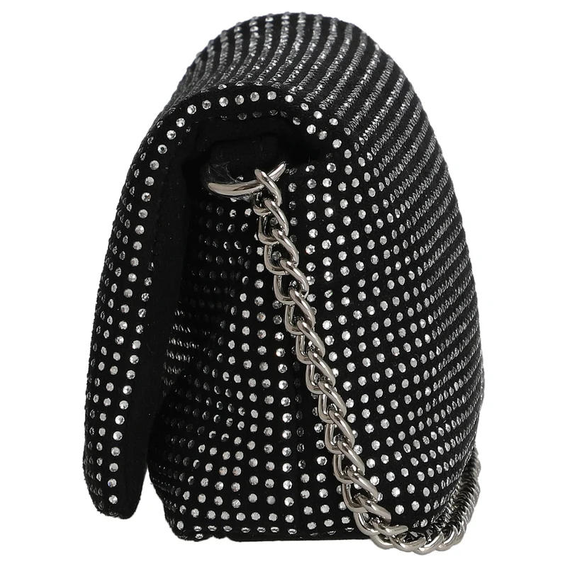 Liu Jo Lapuffy - Bolso bandolera XS 14 cm (nero/steel)