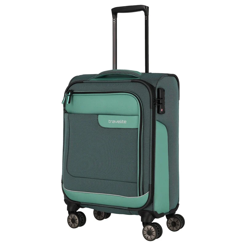 Travelite Viia - Trolley de cabina con 4 ruedas S 55 cm (Eukalyptus)