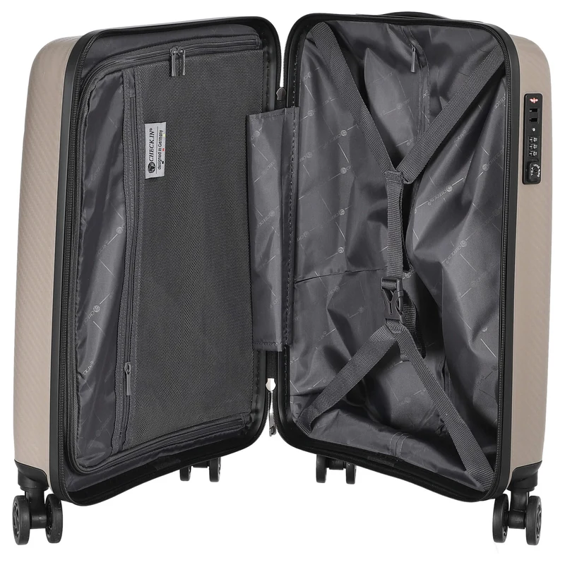 CHECK.IN St. Louis - Trolley de cabina con 4 ruedas 55 cm (taupe)