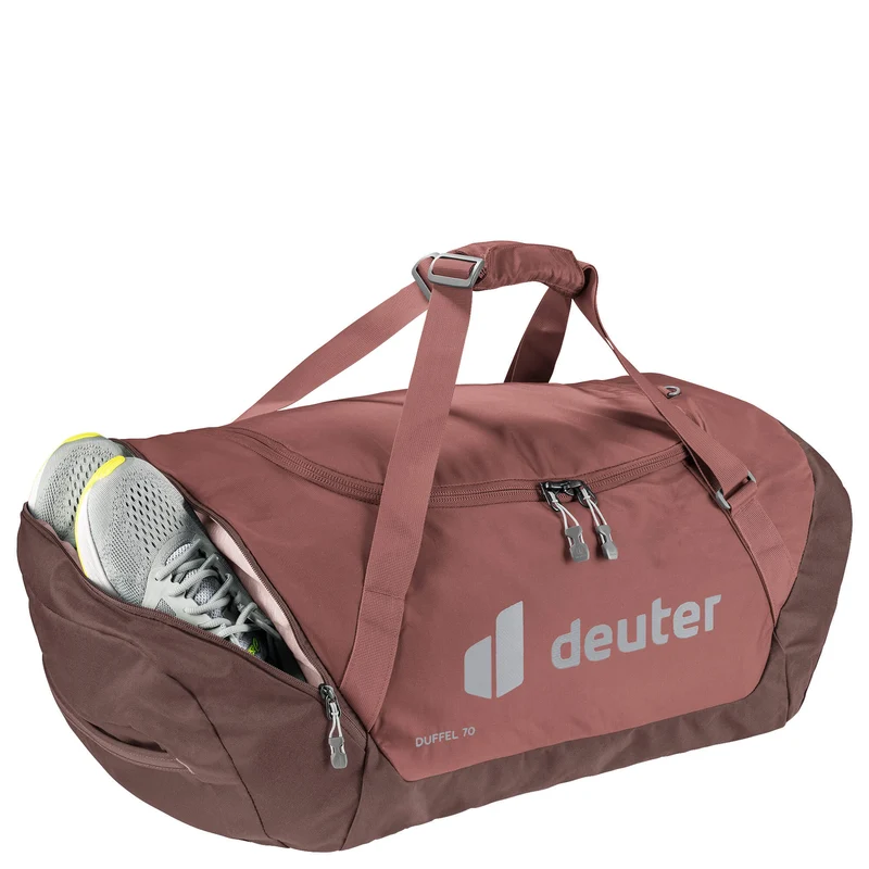 Deuter Duffel 70 - Bolsa de viaje 68 cm (caspia-raisin)