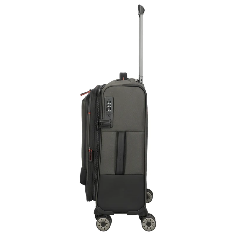 Travelite Crosslite - Trolley de cabina con 4 ruedas S 55 cm expandible (oliv)