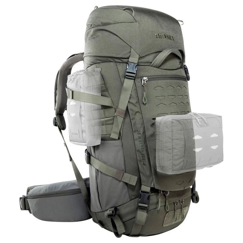 Tatonka Pyrox 40+10 Women BC - Mochila de trekking 70 cm expandible (stone grey olive)