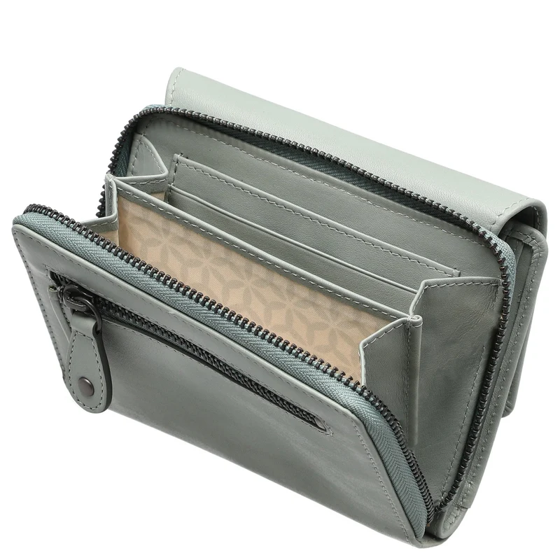 aunts & uncles Jamies Orchard Myrtle - Cartera 4cc 13 cm RFID (sage green)