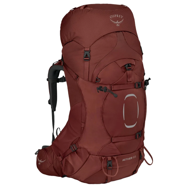 Osprey Aether 65 S/M - Mochila de trekking (deep ahorn red)
