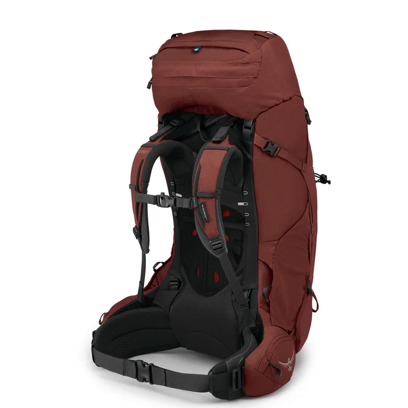 Osprey Aether 65 S/M - Mochila de trekking (deep ahorn red)
