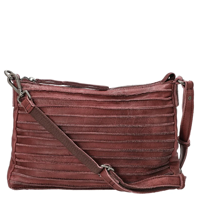 FREDsBRUDER Riffel Crossbag - Bolso bandolera 27 cm (barolo red)