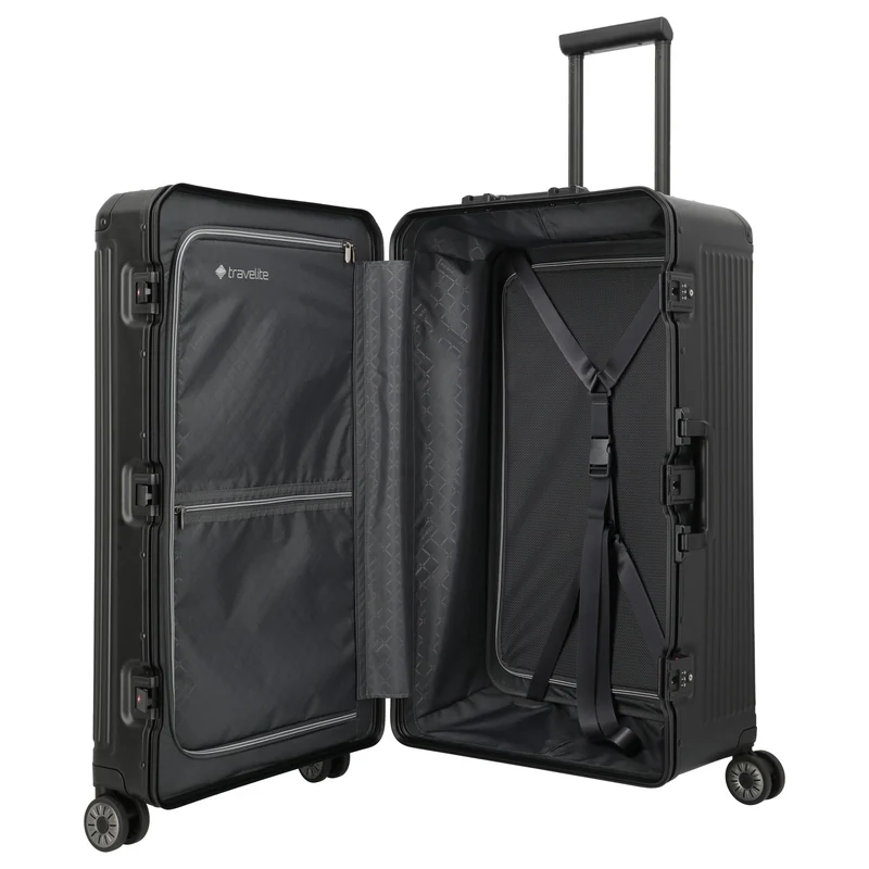 Travelite Next Trunk - Trolley de 4 ruedas 76 cm (schwarz)