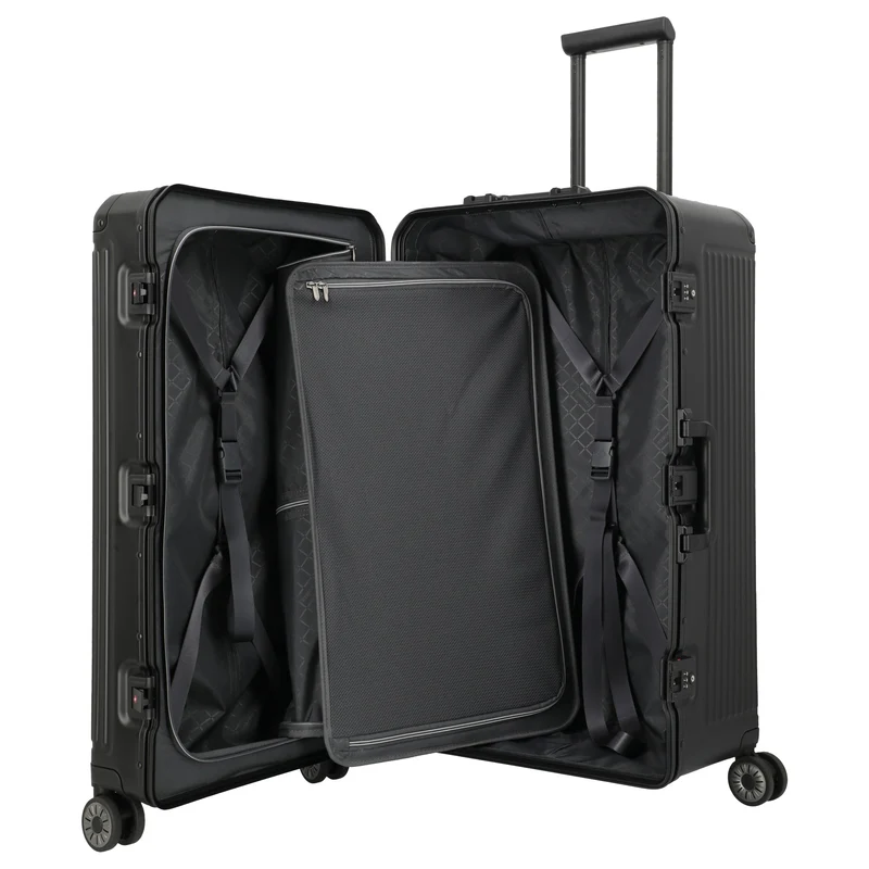 Travelite Next Trunk - Trolley de 4 ruedas 76 cm (schwarz)