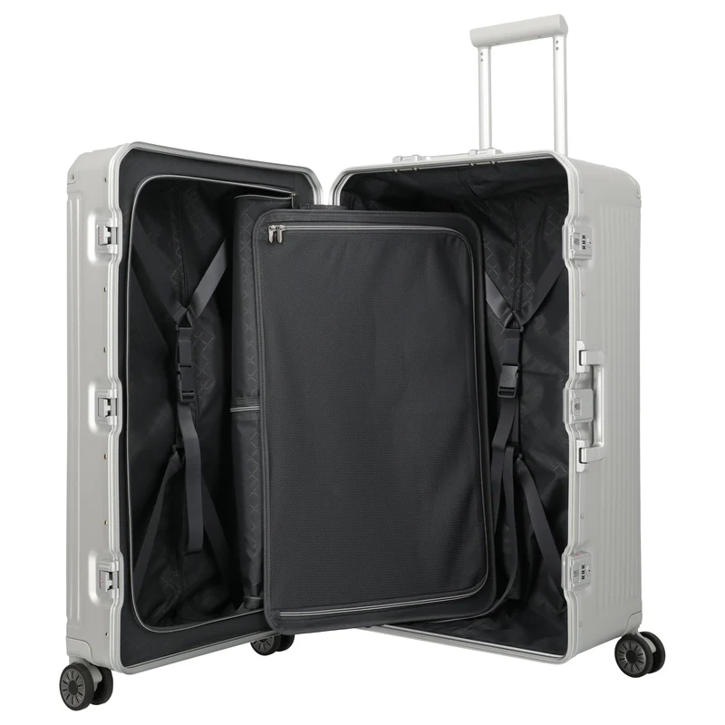 Travelite Next Trunk - Trolley de 4 ruedas 76 cm (silber)