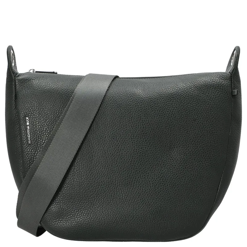 Mandarina Duck Mellow Leather - Bolso bandolera M 34 cm (pine green)