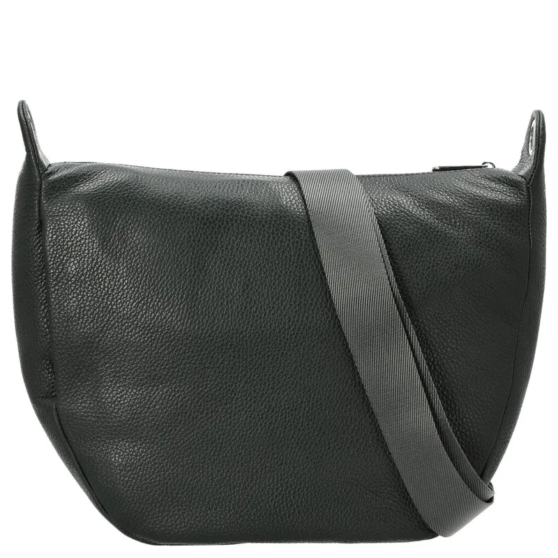 Mandarina Duck Mellow Leather - Bolso bandolera M 34 cm (pine green)