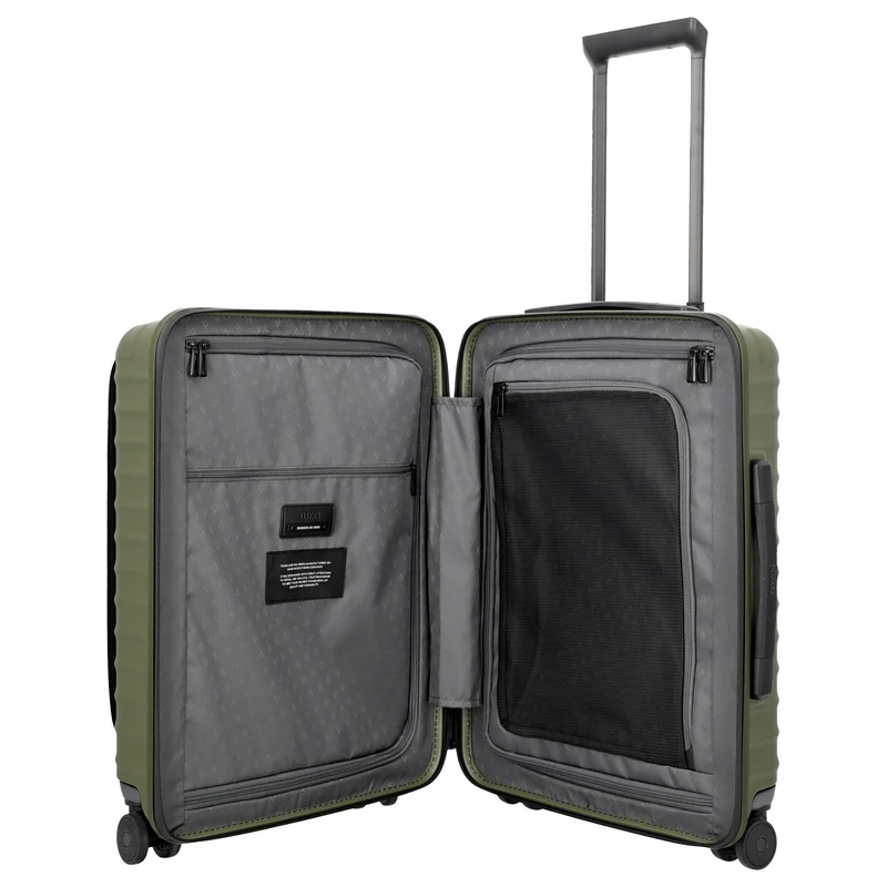 TITAN UPGRADE - Trolley de cabina con 4 ruedas S 55/23 cm mit Vortasche (forest green)