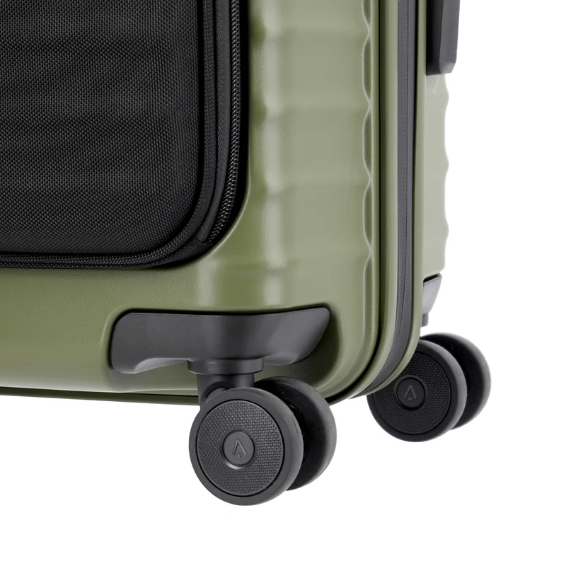 TITAN UPGRADE - Trolley de cabina con 4 ruedas S 55/23 cm mit Vortasche (forest green)