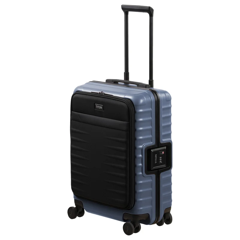 TITAN OVERSEAS - Trolley de cabina con 4 ruedas S 55/23cm mit Vortasche (midnight blue)