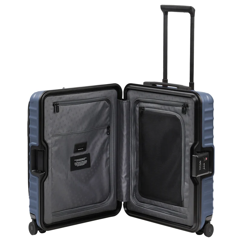 TITAN OVERSEAS - Trolley de cabina con 4 ruedas S 55/23cm mit Vortasche (midnight blue)