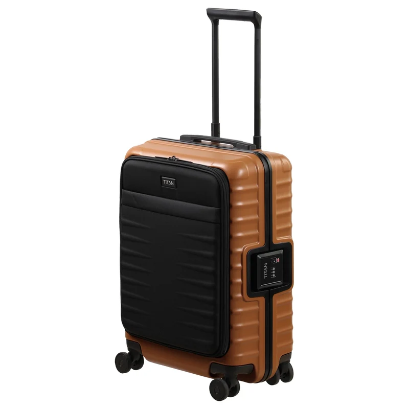 TITAN OVERSEAS - Trolley de cabina con 4 ruedas S 55/23cm mit Vortasche (canyon bronze)