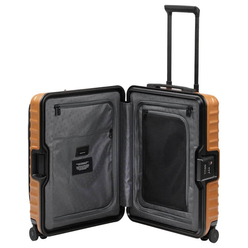 TITAN OVERSEAS - Trolley de cabina con 4 ruedas S 55/23cm mit Vortasche (canyon bronze)
