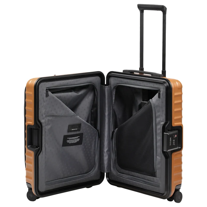 TITAN OVERSEAS - Trolley de cabina con 4 ruedas S 55/23cm mit Vortasche (canyon bronze)
