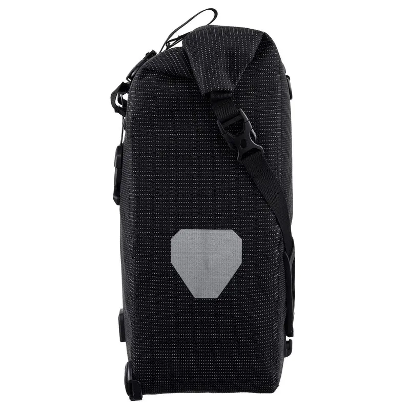 Ortlieb Back-Roller High-Vis QL3.1 - Bolsa trasera con cierre enrollable 42 cm (black reflective)