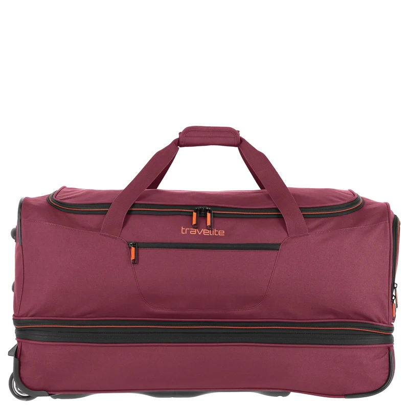 Travelite Basics - Bolsa de viaje con ruedas 98/119L 70 cm expandible (bordeaux)