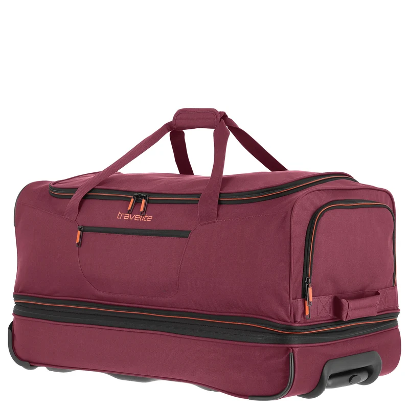 Travelite Basics - Bolsa de viaje con ruedas 98/119L 70 cm expandible (bordeaux)