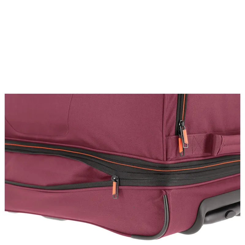 Travelite Basics - Bolsa de viaje con ruedas 98/119L 70 cm expandible (bordeaux)