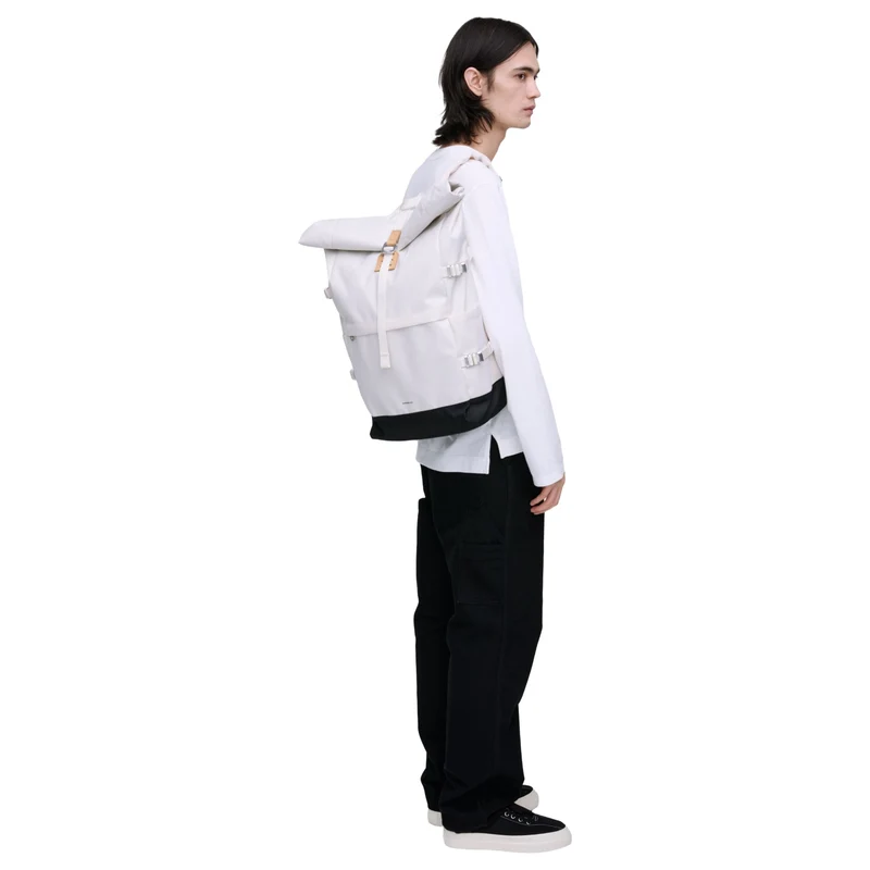 Sandqvist Icon Rolltop - Mochila L 16" 65 cm expandible (birch)