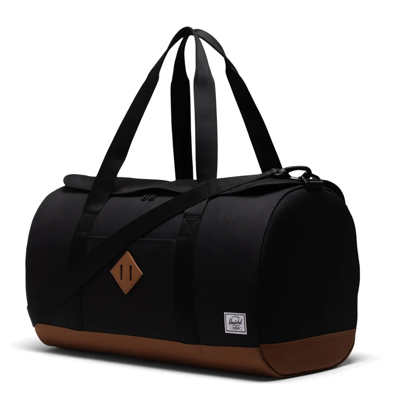 Herschel Heritage Duffle - Bolsa de viaje 52 cm (black/saddle brown)