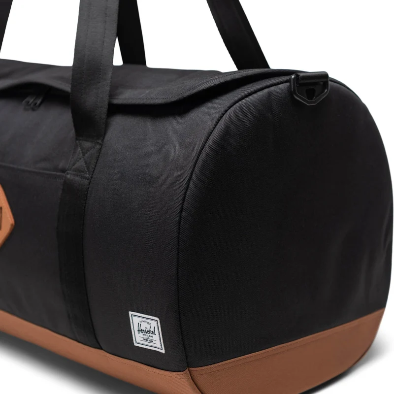Herschel Heritage Duffle - Bolsa de viaje 52 cm (black/saddle brown)