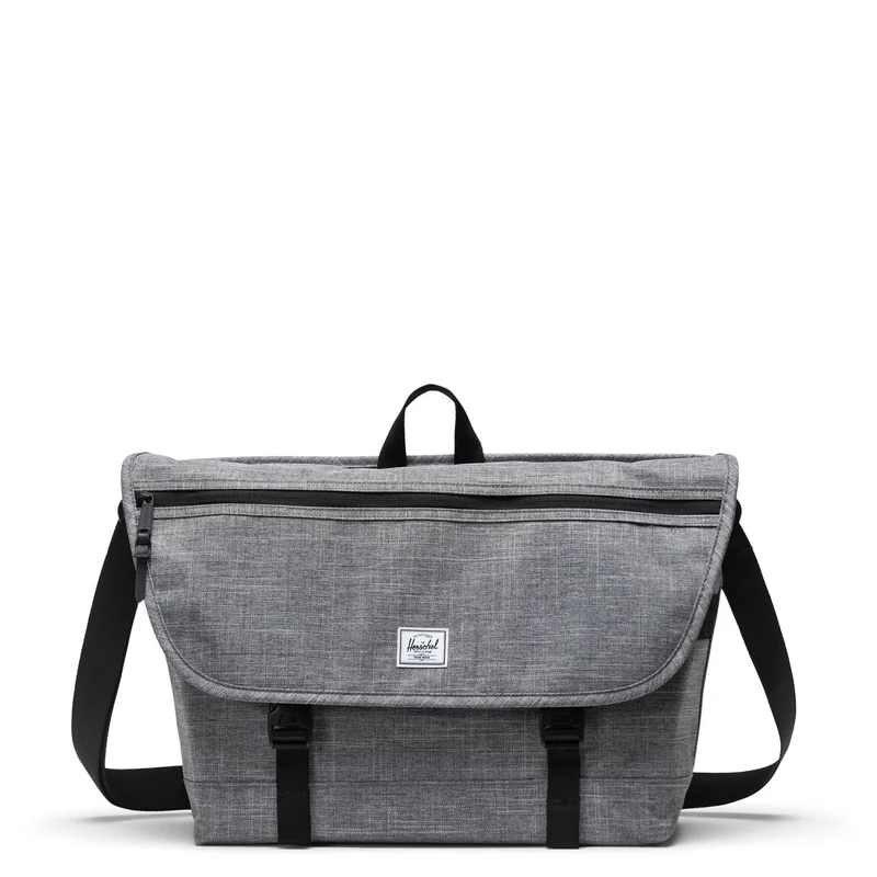 Herschel Cove Messenger - Bolso bandolera 16" 50 cm (raven crosshatch)