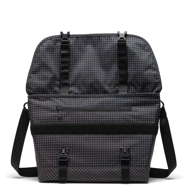 Herschel Cove Messenger - Bolso bandolera 16" 50 cm (grid-black)