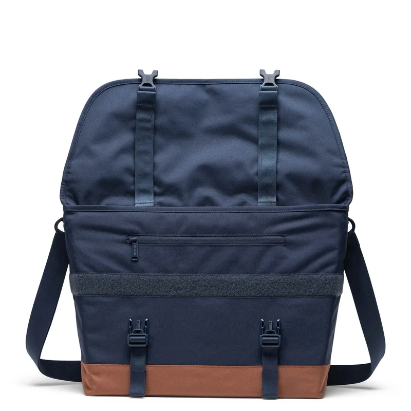 Herschel Cove Messenger - Bolso bandolera 16" 50 cm (navy/saddle brown)