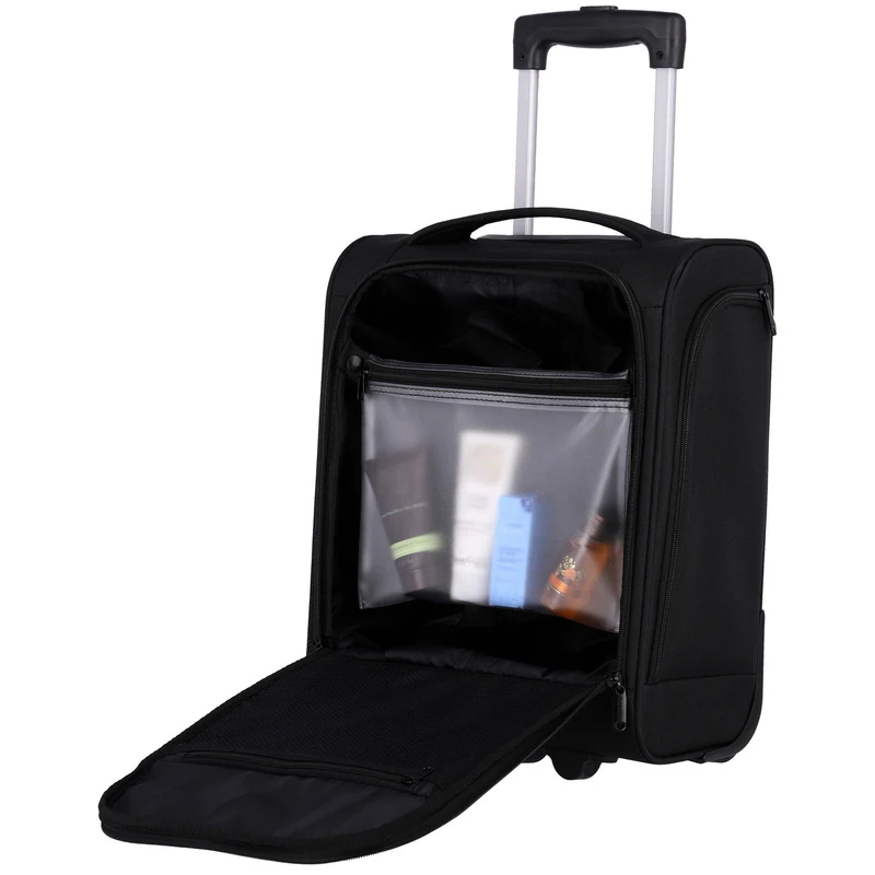 Travelite Cabin Underseater - Trolley de cabina XS con 2 ruedas 43 cm (black)