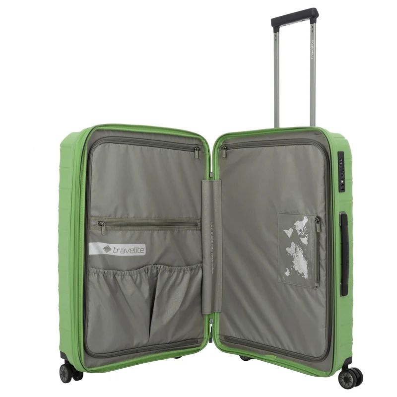 Travelite Mooby - Trolley con 4 ruedas L 77 cm (grün)