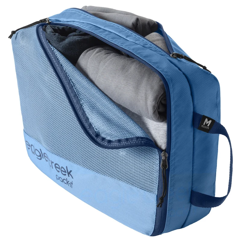 Eagle Creek Pack-It Reveal Clean/Dirty Cube M - Bolsa de compresión 36 cm (blue dawn)
