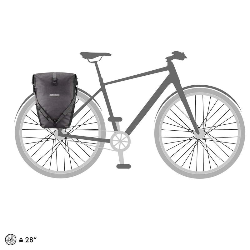 Ortlieb Back-Roller Plus CR - Bolsa trasera QL2.1 (2x20L) 42 cm (granite black)