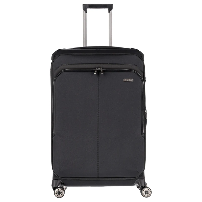 Travelite Priima - Trolley de 4 ruedas L 79 cm expandible (black)