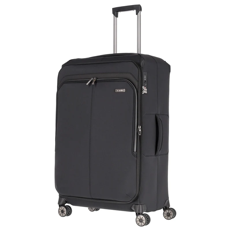 Travelite Priima - Trolley de 4 ruedas L 79 cm expandible (black)