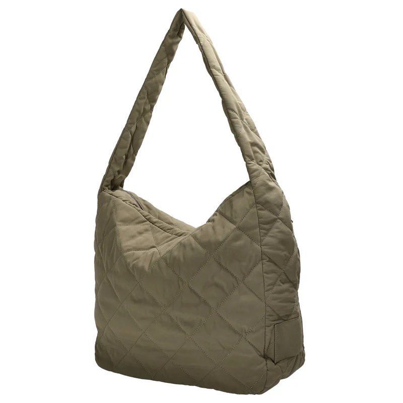 Seidenfelt Hetta Maxi Hobo - Bolso de hombro 42 cm (greige khaki)