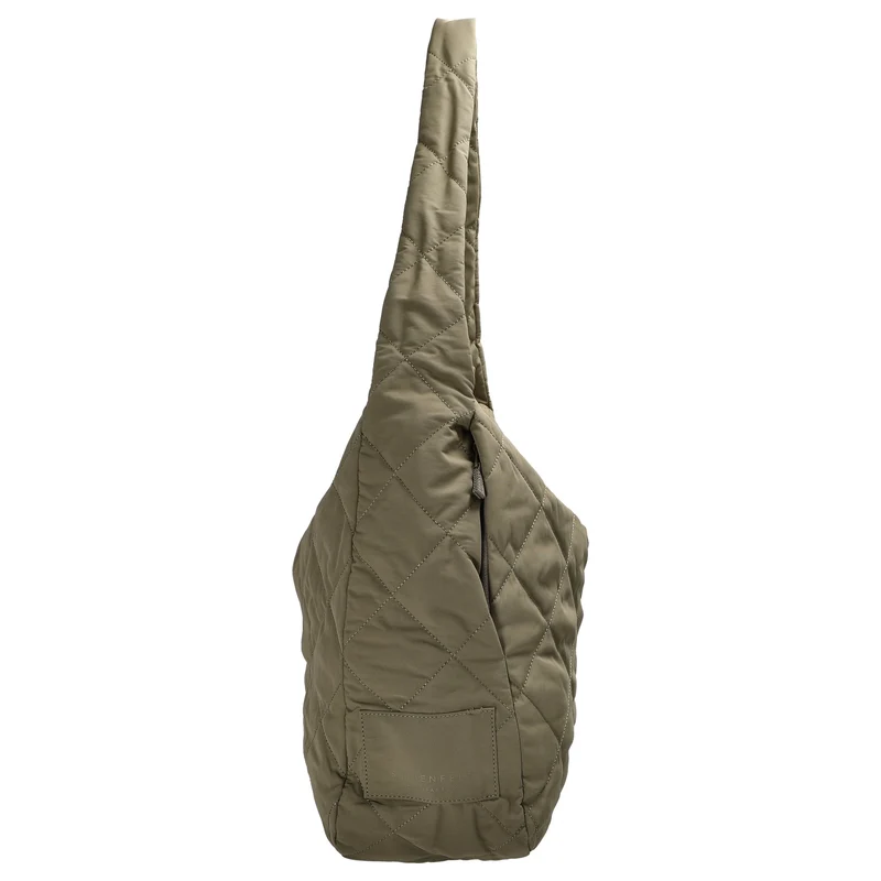 Seidenfelt Hetta Maxi Hobo - Bolso de hombro 42 cm (greige khaki)